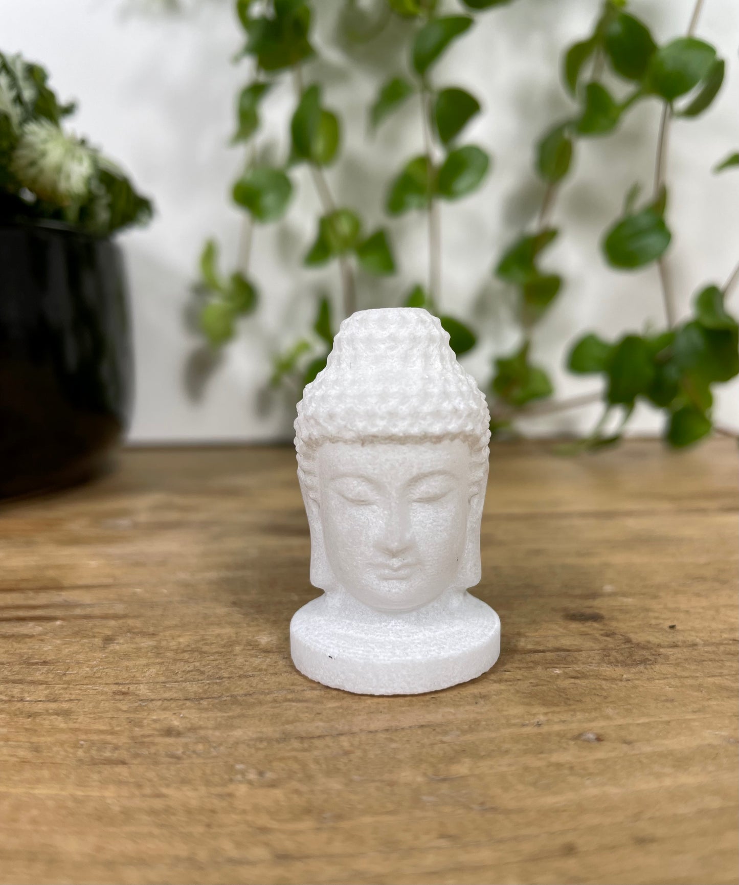 White Jade Buddha Head