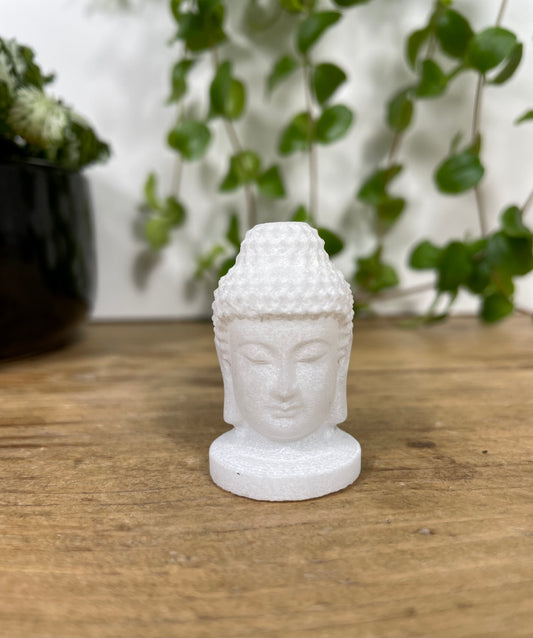 White Jade Buddha Head